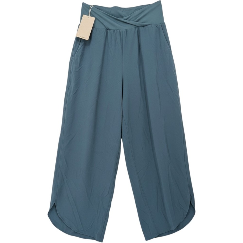 Halara Breezeful High Waisted Pants Women Small Teal Green Quick Dry Pull On NWT